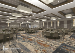 hilton ballroom in pikesville rendering