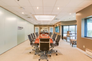 conference room with table