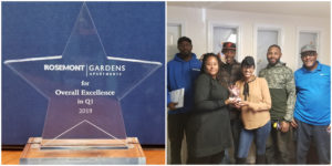 rosemont gardens apartments excellence award