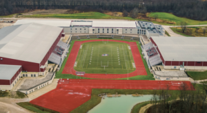 spire outdoor track and football field